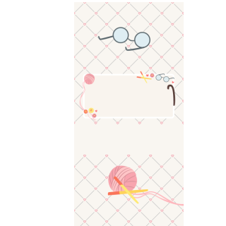 Słodkie pudełka - Druty i okulary