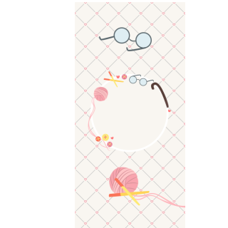 Słodkie pudełka - Druty i okulary