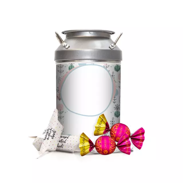 Krówki w kance - Pastelowe kwiaty