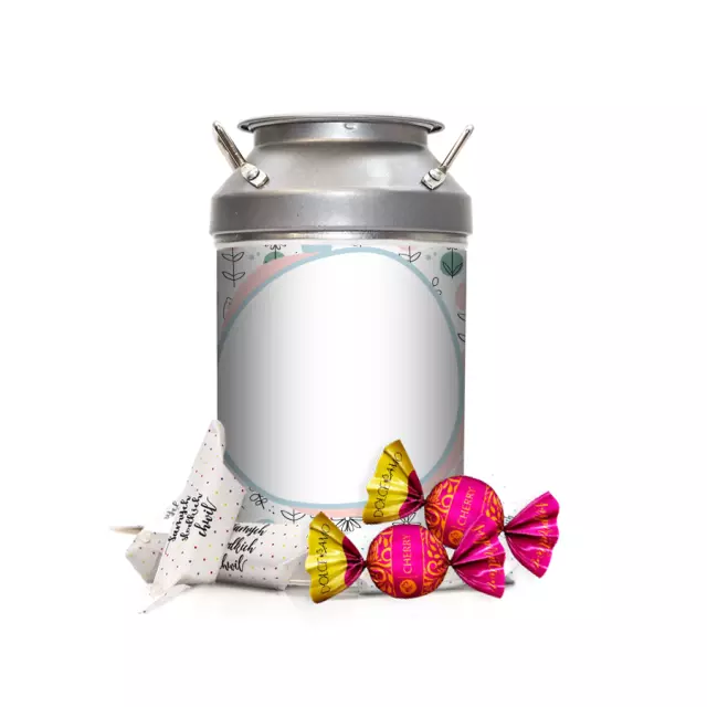 Krówki w kance - Pastelowe kwiaty