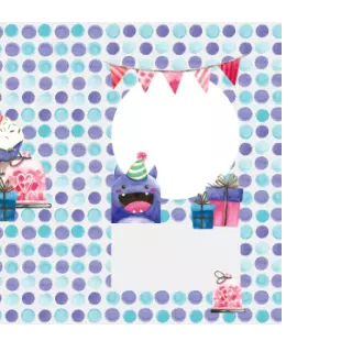 Czekolady - Potworek z prezentami