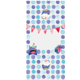 Słodkie pudełka - Potworek z prezentami