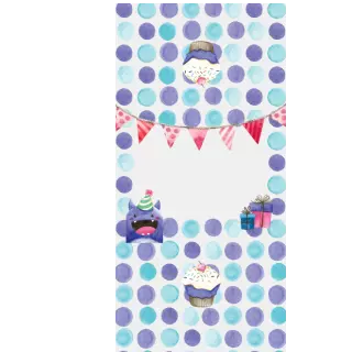 Słodkie pudełka - Potworek z prezentami