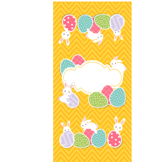 Słodkie pudełka - Wielkanocne paseczki