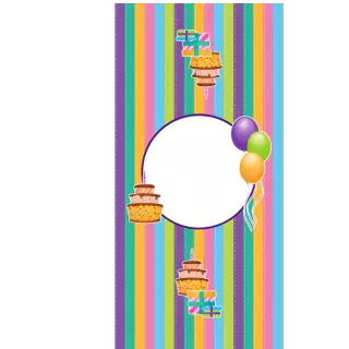 Słodkie pudełka - Kolorowe baloniki