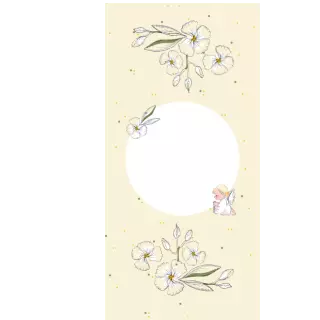 Słodkie pudełka - Zielone kwiaty i aniołki