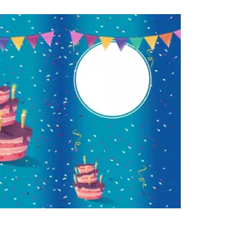 Czekolady - Niebieskie konfetti