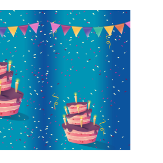 Czekolady - Niebieskie konfetti