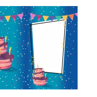 Czekolady - Niebieskie konfetti