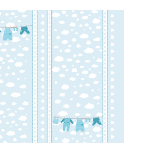 Czekolady - Niebieskie ubranka na sznurku