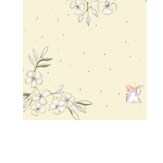 Czekolady - Zielone kwiaty i aniołki