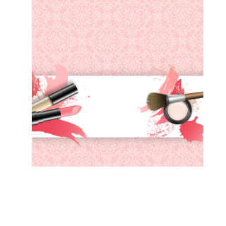 Czekolady - Różowe wzorki, szminki i puder