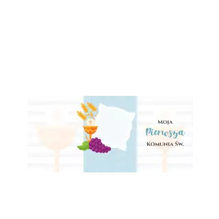 Pudełka na ciasto<br /><small>3 szt.</small> - Błękitny opłatek