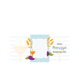 Pudełka na ciasto<br /><small>3 szt.</small> - Błękitny opłatek