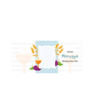 Pudełka na ciasto<br /><small>3 szt.</small> - Błękitny opłatek