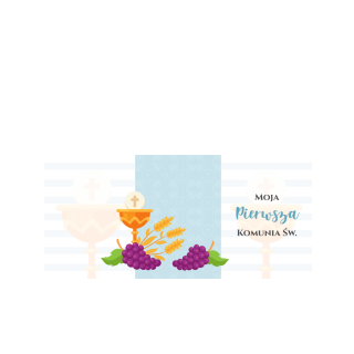 Pudełka na ciasto<br /><small>3 szt.</small> - Błękitny opłatek