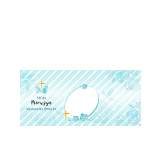 Pudełka na ciasto<br /><small>3 szt.</small> - Komunijny błękit