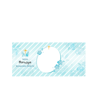 Pudełka na ciasto<br /><small>3 szt.</small> - Komunijny błękit