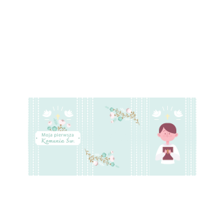 Pudełka na ciasto<br /><small>3 szt.</small> - Miętowe kwiaty