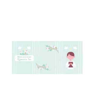 Pudełka na ciasto<br /><small>3 szt.</small> - Miętowe kwiaty