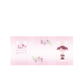 Pudełka na ciasto<br /><small>3 szt.</small> - Różowe kwiaty