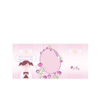 Pudełka na ciasto<br /><small>3 szt.</small> - Różowe kwiaty