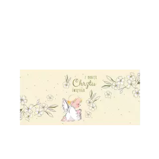 Pudełka na ciasto<br /><small>3 szt.</small> - Zielone kwiaty i aniołki