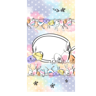 Czekoladowe jajeczka - Tęczowe zajączki