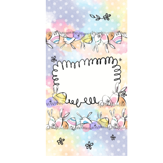 Czekoladowe jajeczka - Tęczowe zajączki