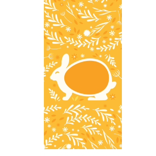 Czekoladowe jajeczka - Żółty zając