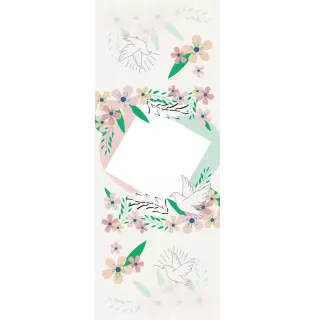 Owijki - Pudrowe kwiaty