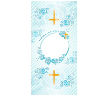 Słodkie pudełka - Komunijny błękit