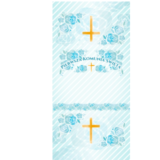 Słodkie pudełka - Komunijny błękit