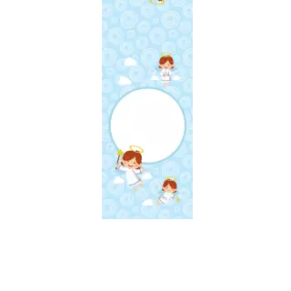 Torebki na cukierki - Krówkowe aniołki (5 szt)