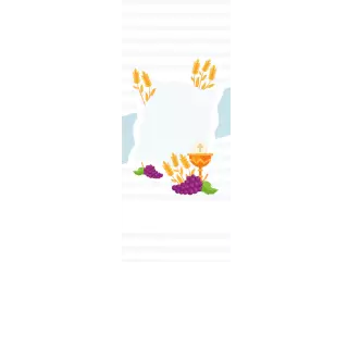 Torebki na cukierki - Błękitny opłatek (5 szt)