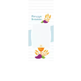 Torebki na cukierki - Błękitny opłatek (5 szt)