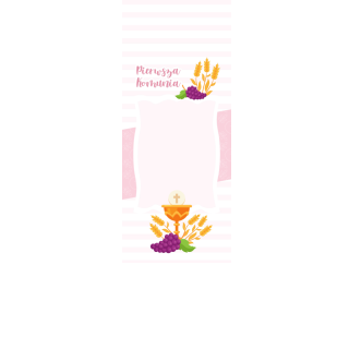 Torebki na cukierki - Różowy opłatek (kraft) (5 szt)