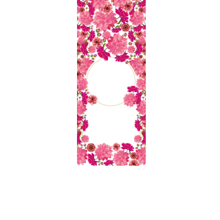 Torebki na cukierki - Kwieciste piwonie (5 szt)