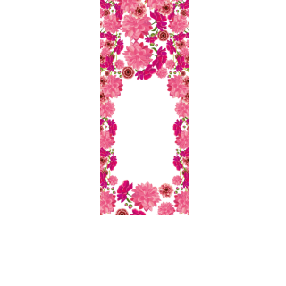 Torebki na cukierki - Kwieciste piwonie (5 szt)