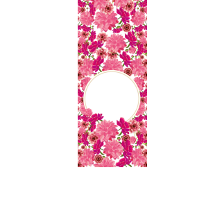 Torebki na cukierki - Kwieciste piwonie (5 szt)