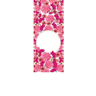 Torebki na cukierki - Kwieciste piwonie (kraft) (5 szt)