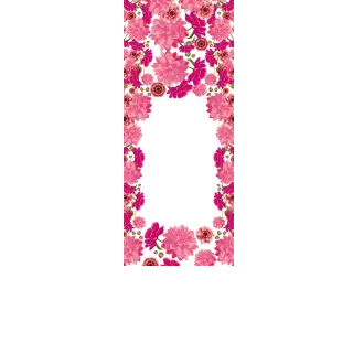 Torebki na cukierki - Kwieciste piwonie (kraft) (5 szt)