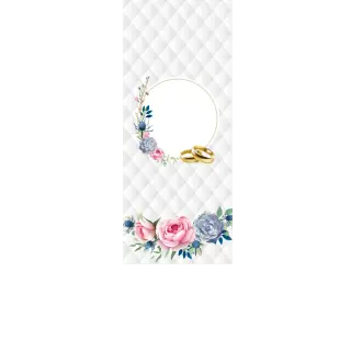 Torebki na cukierki - Złote obrączki (5 szt)