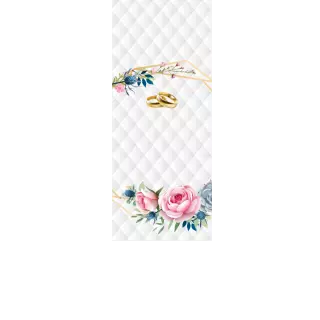 Torebki na cukierki - Złote obrączki (5 szt)