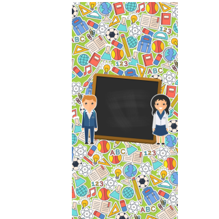 Słodkie pudełka - Uczniowie przy tablicy