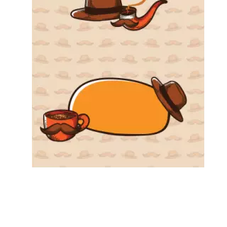 Czekolady - Kapelusz i fajka