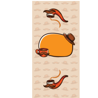 Słodkie pudełka - Kapelusz i fajka