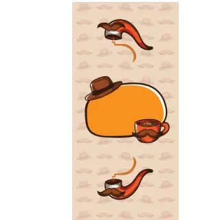 Słodkie pudełka - Kapelusz i fajka