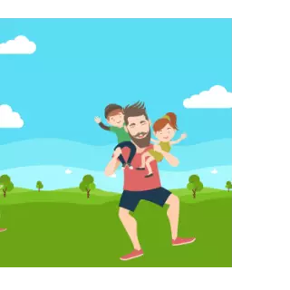 Czekolady - Tata z dziećmi