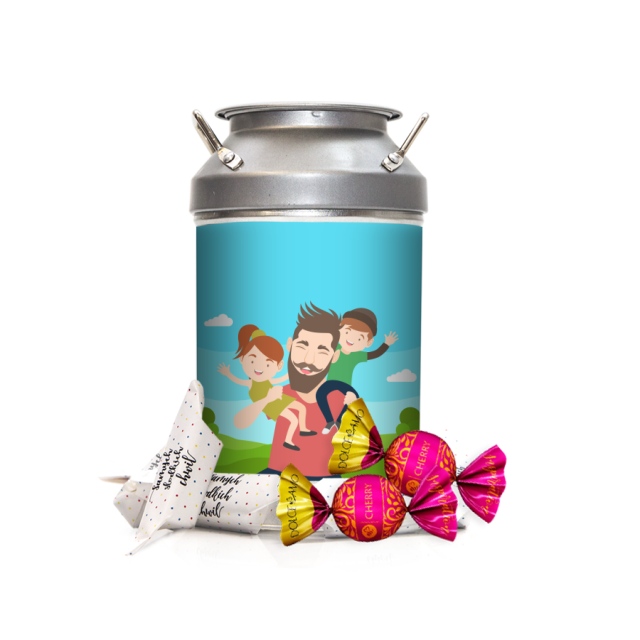 Krówki w kance - Tata z dziećmi